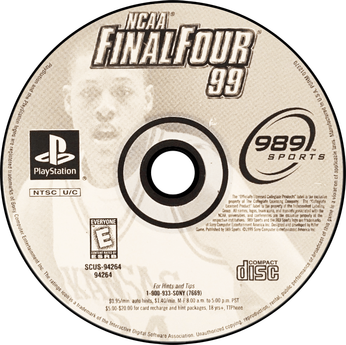 NCAA Final Four 99 media 5 for Playstation